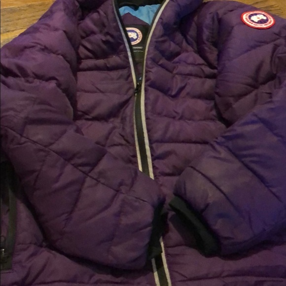 Canada 🇨🇦 goose arctic program M purple puffer jacket - Picture 7 of 8